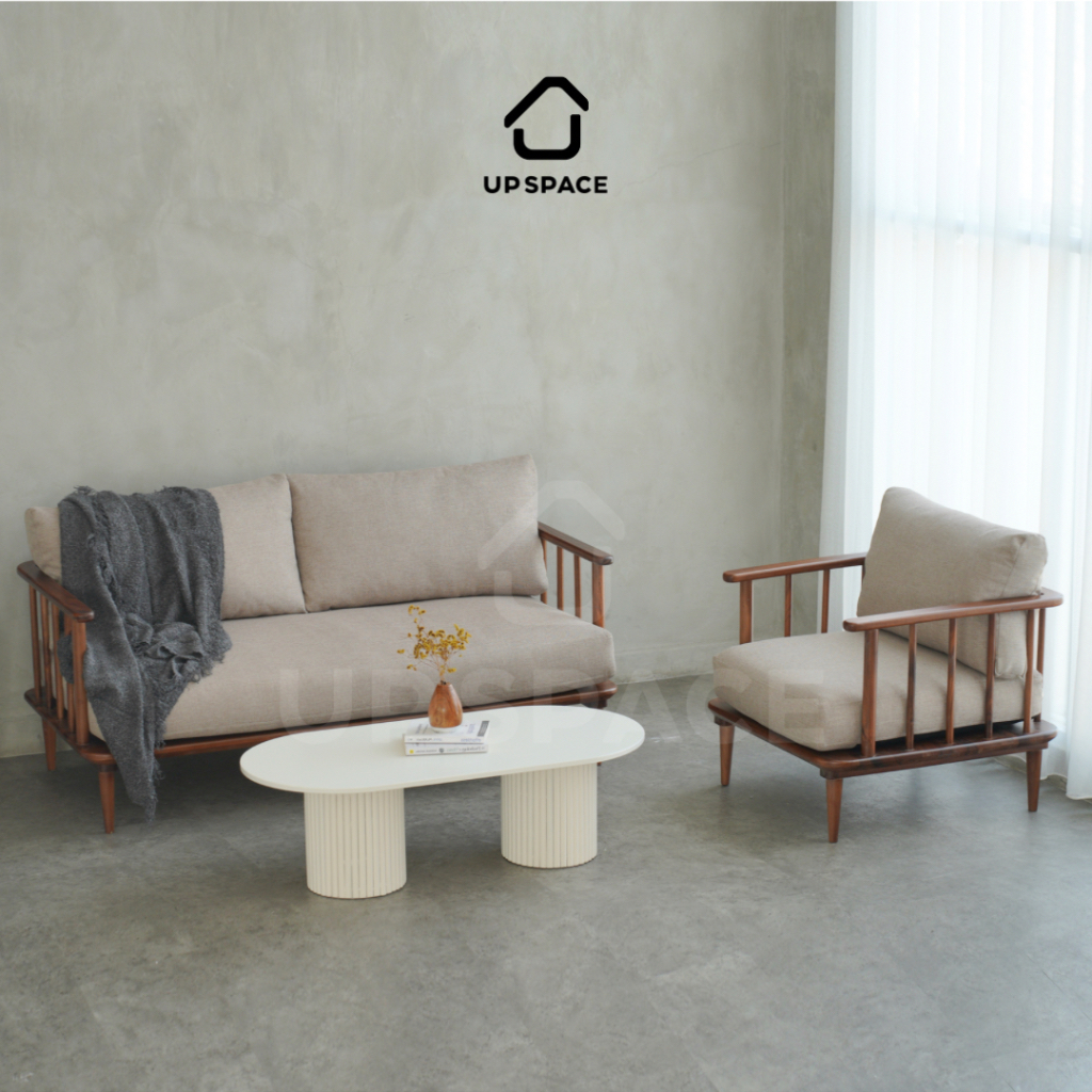 Up Space Ruji Sofa Kayu Modern Minimalis / Sofa 3 Dudukan / 3 Seater / Sofa 1 Dudukan / 1 Seater / K