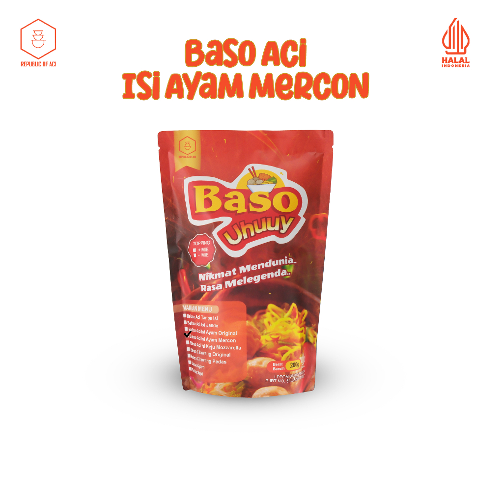 

Republic Of Aci | Baso Aci Uhuuy Varian Isi Ayam Mercon