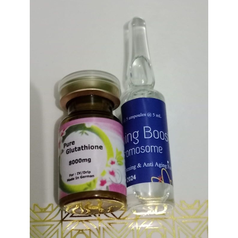 PURE GLUTATHIONE  ECER VIAL 8000MG 100% ORIGINAL.