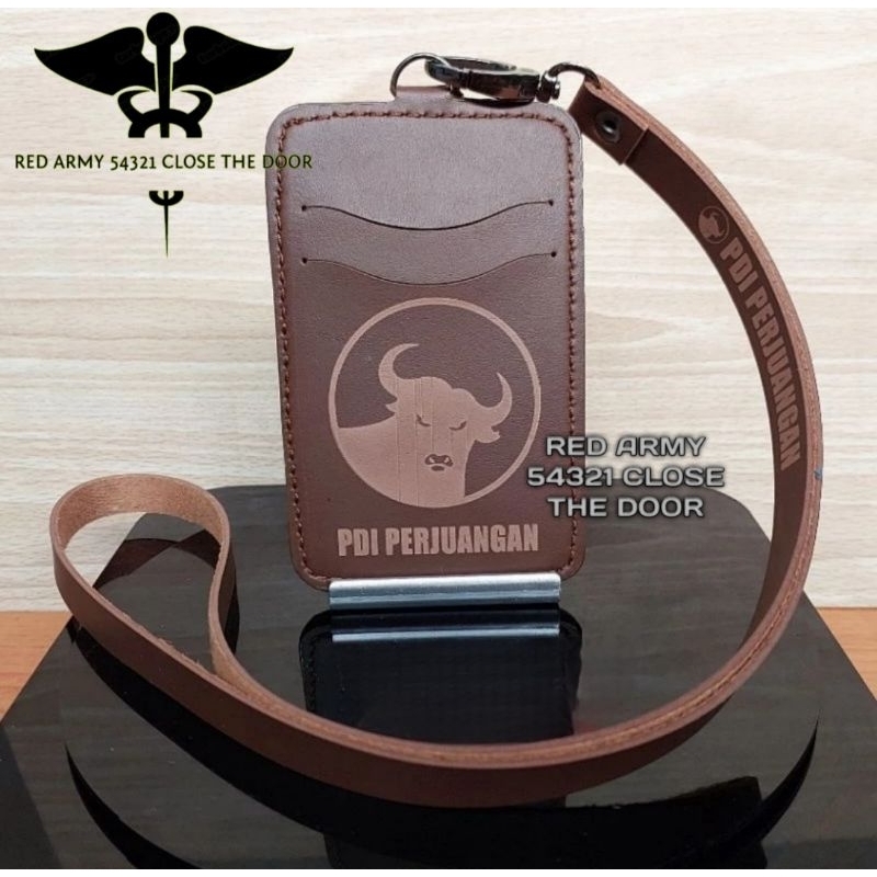 

ID Card Holder Logo PDI PERJUANGAN TaLi Lanyard Name Tag