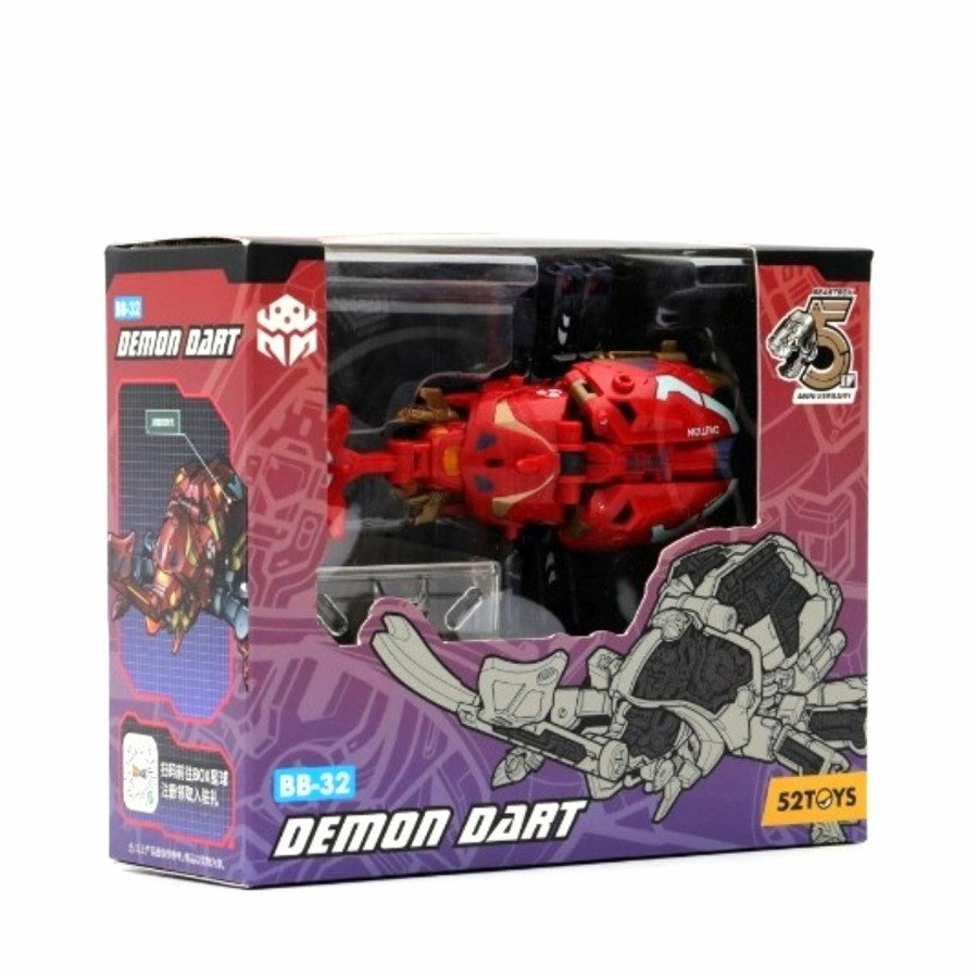 52Toys BeastBox BB-34 Demon Dart Figure Kumbang Merah