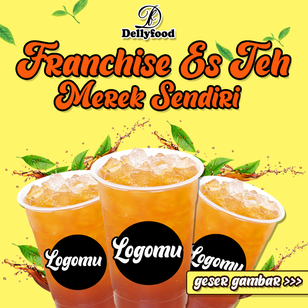 Franchise Es Teh Merek Sendiri / Paket usaha Minuman Es Teh Merek Sendiri