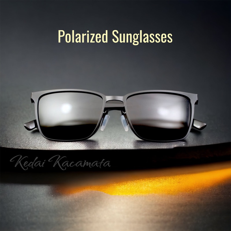 9929/KACAMATA HITAM PRIA LENSA POLARIZED ORIGINAL/KACAMATA FASHION SANTAI/KACAMATA HITAM TERPOLARISA