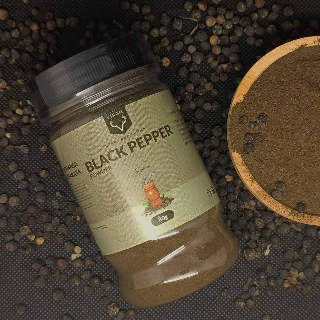 

VIRGIL HERB - Black Pepper (Lada Hitam Bubuk) 80g