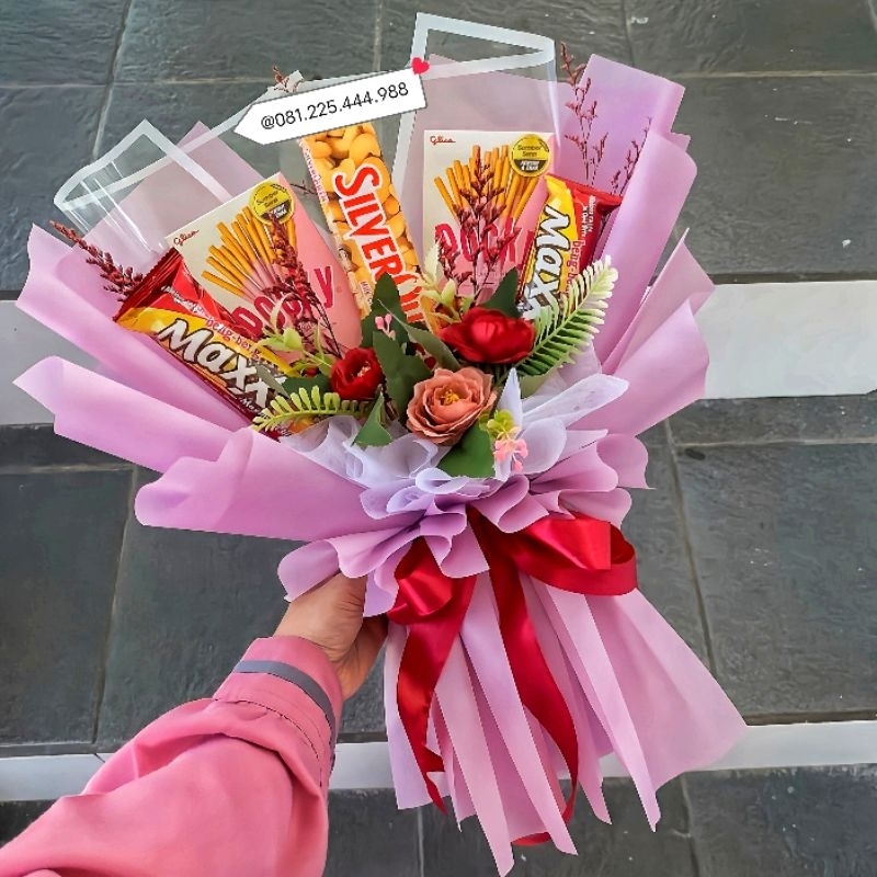 Aneka Buket Coklat Jajan Kopi Rokok Hadiah Wisuda