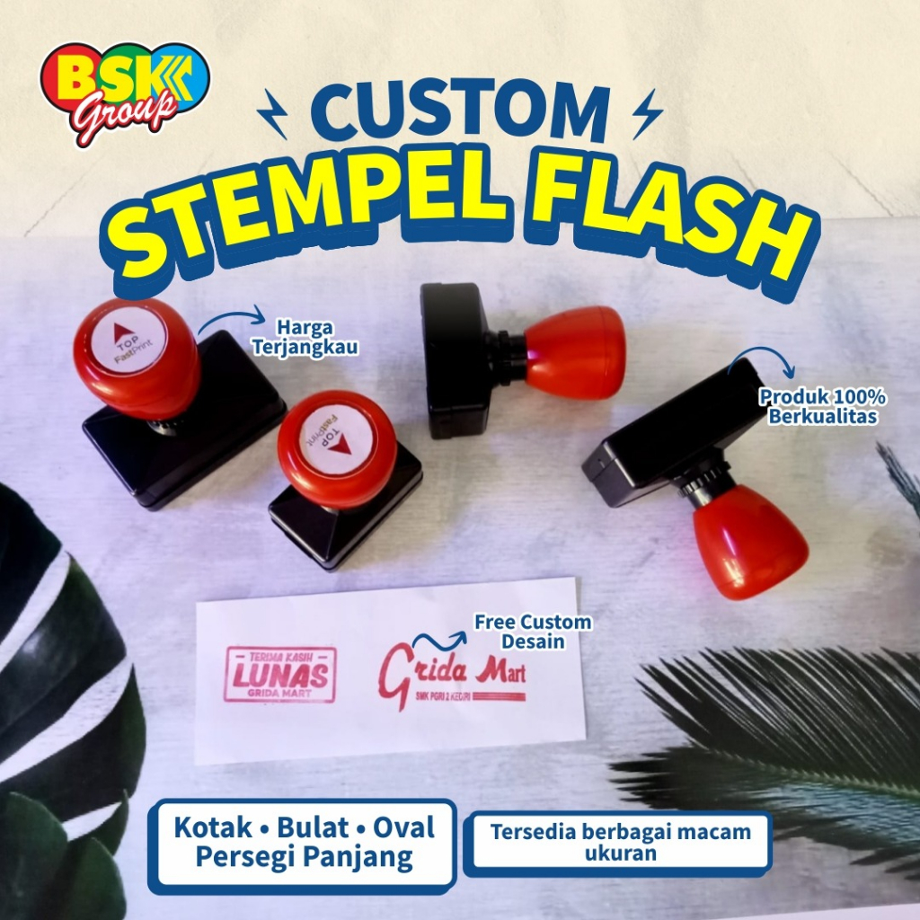 

CETAK STEMPEL CUSTOM OTOMATIS STEMPEL FLASH