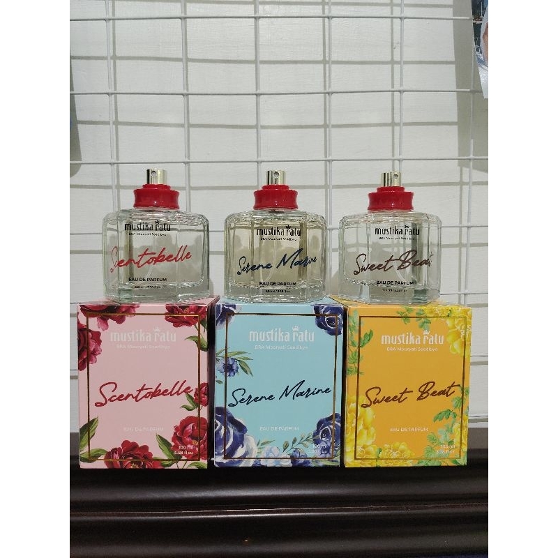 Preloved Mustika Ratu EDP Parfum Scentobelle Serene Marine Sweet Beat 100 ml