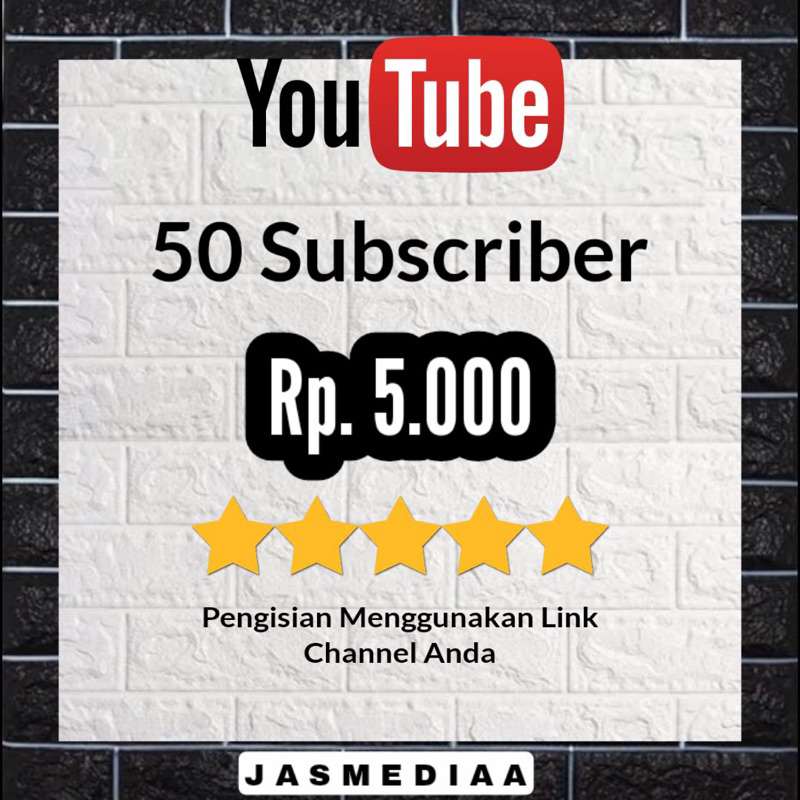 JASA SUBSCRIBER YOUTUBE UNTUK MONETISASI NO 1 PERMANEN
