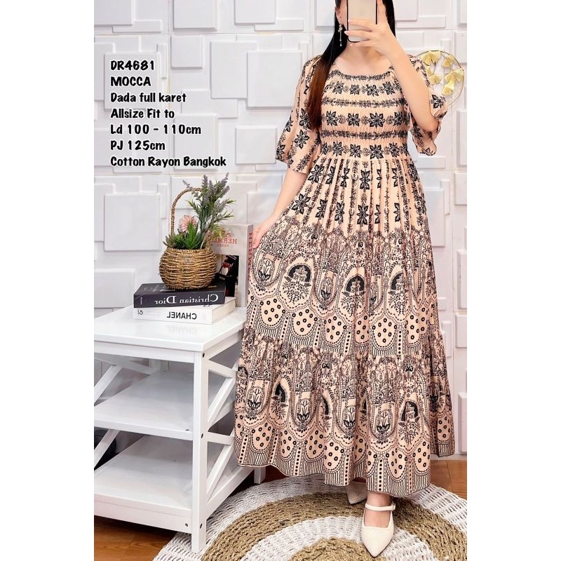 DR4681 Dress Rayon Bangkok