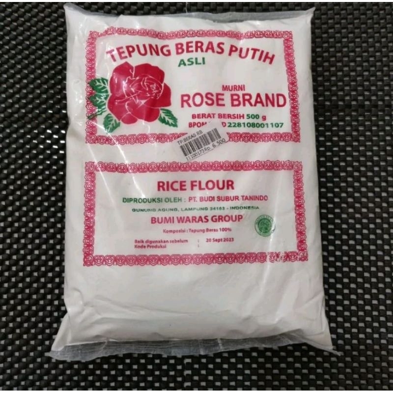 

Tepung beras putih Rose Brand 500gr tepung beras rose brand asli murni