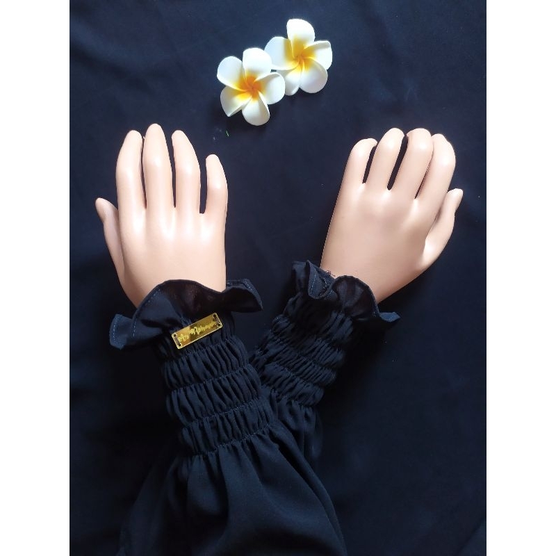 abaya hitam muslimah/ gamis hitam temboro/Abaya temboro/Abaya arab/Abaya arab murah/ gamis busui jet