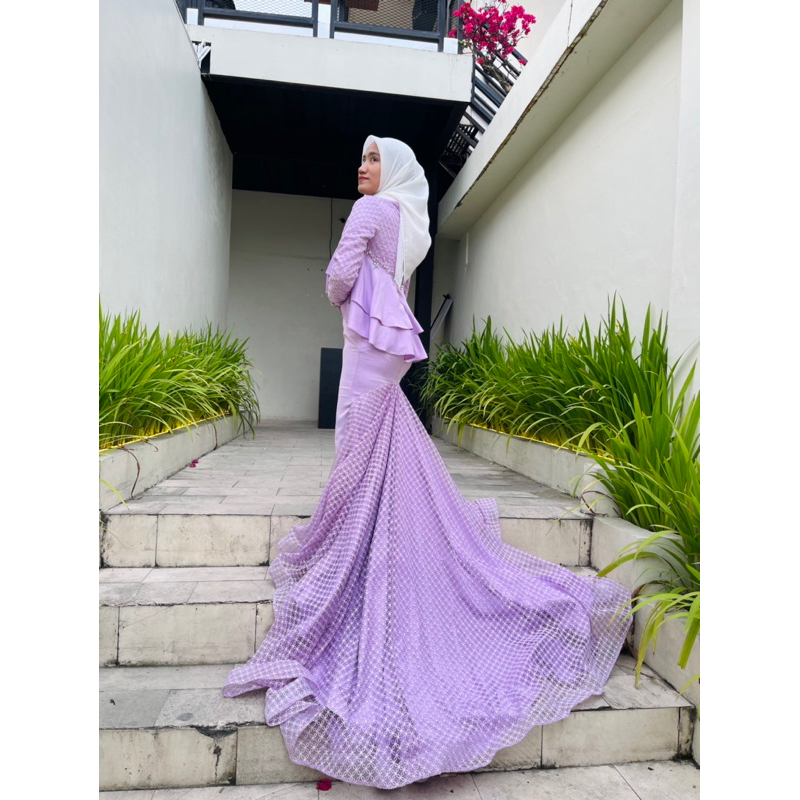 Dress Lilac Menjuntai (PRELOVED)