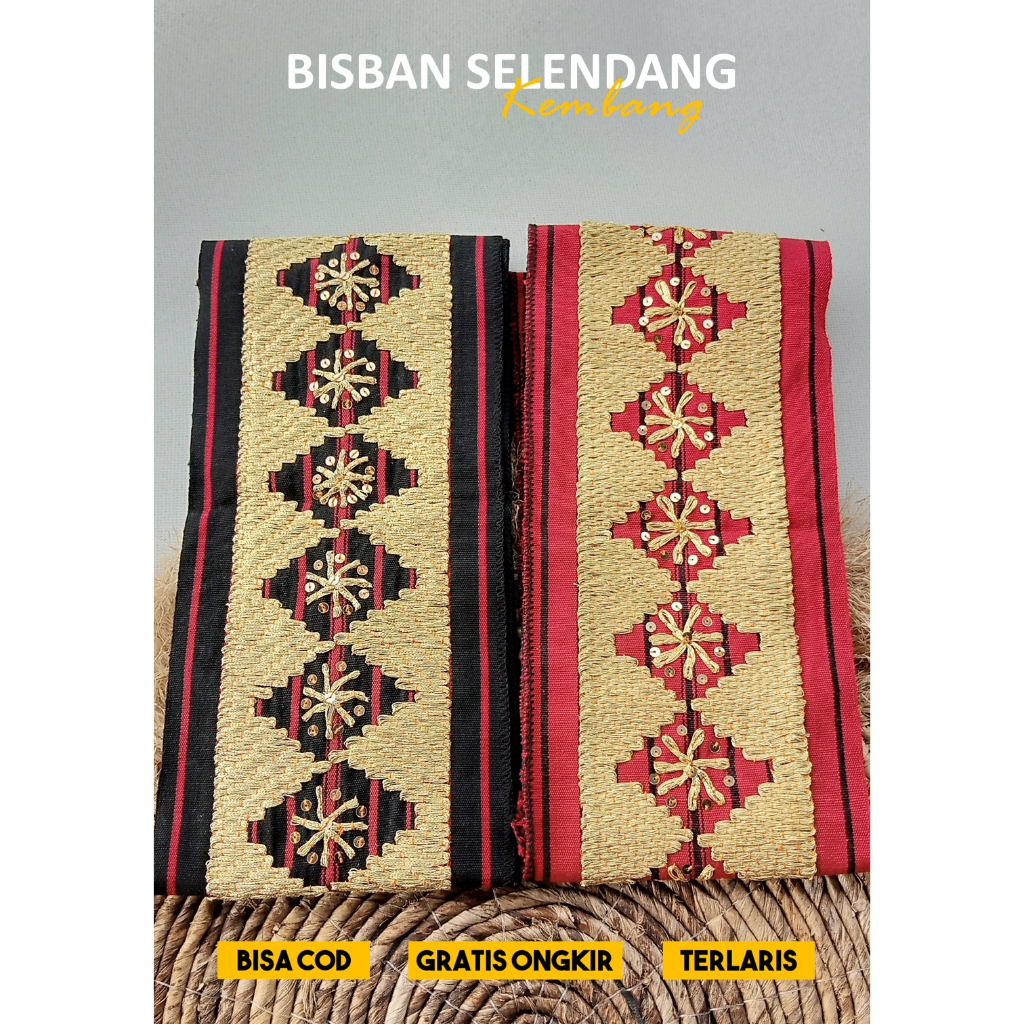 LAMPUNG ETHNICA OFFICIAL - TAPIS LAMPUNG ASLI - MOTIF kembang gunung - BISBAN TAPIS LAMPUNG