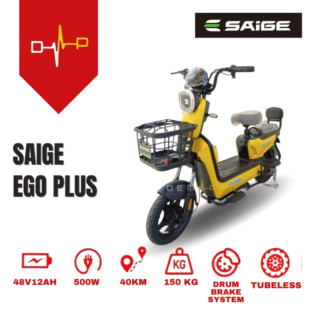 SEPEDA LISTRIK SAEIGE PLUS MURAH MERIAH