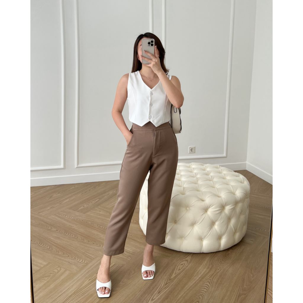 [Canary] Jennie Vest Top / Atasan Wanita / Blouse