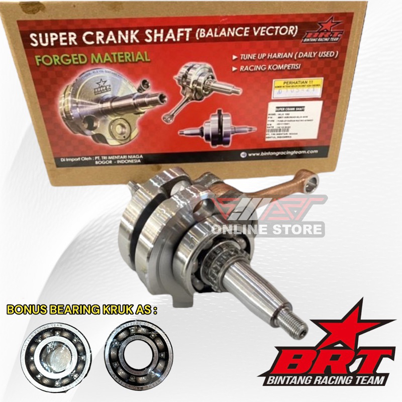 KRUK AS KLX 150 BRT RACING / CRANK SHAF KLX 150 BRT