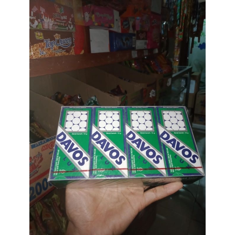 

permen mint Davos 1box isi 20pcs harga tersebut satuan