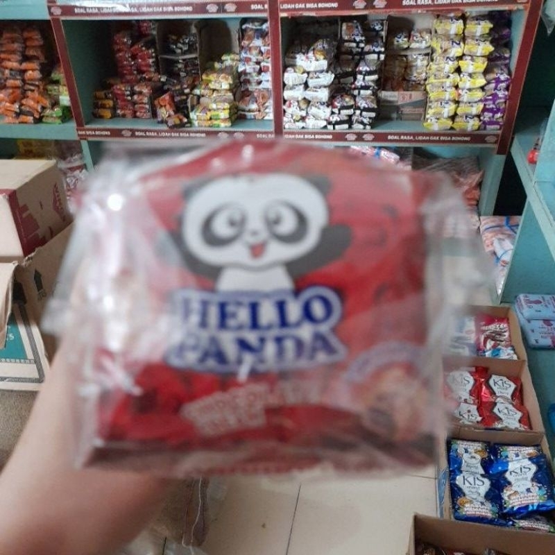 

Hello panda rasa coklat per renteng 10x10 gram