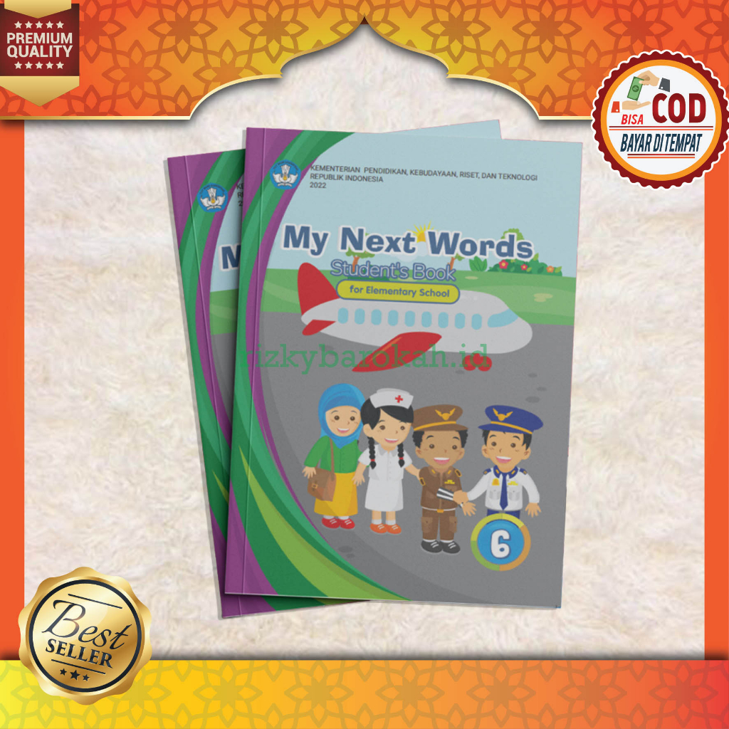 Buku Pelajaran Siswa SD Kelas 6 VI Mapel Student's Book My Next Words Bahasa Inggris Kurikulum Merde