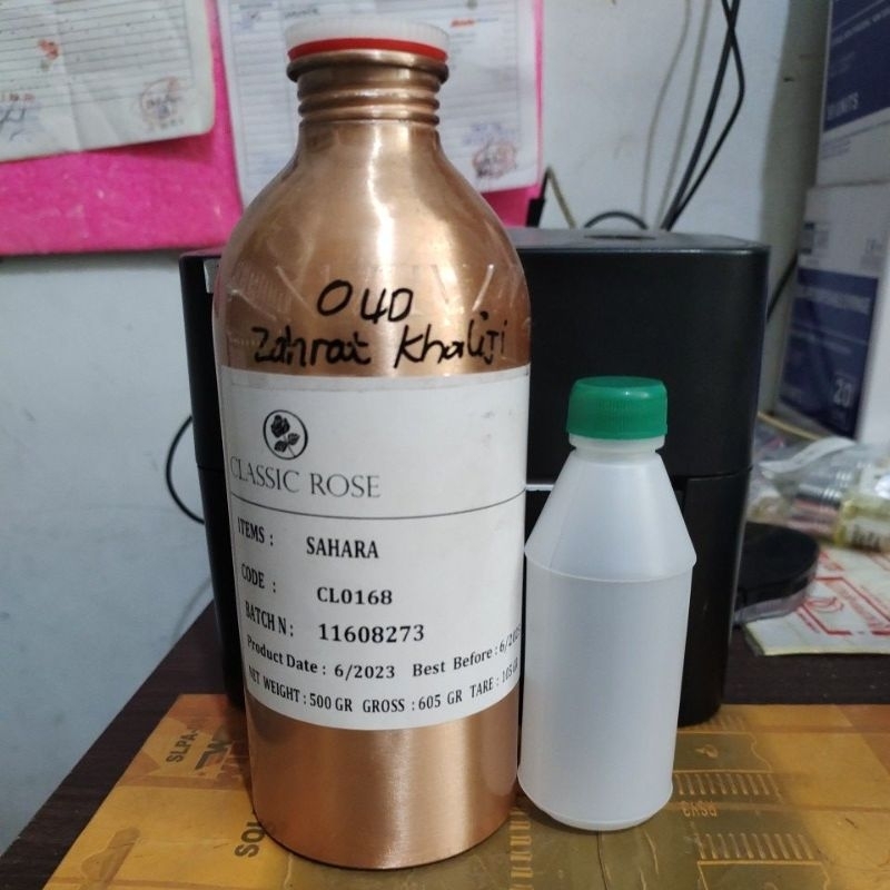 OUD ZAHRAT KHALIJI classic rose repack 100ml murni.