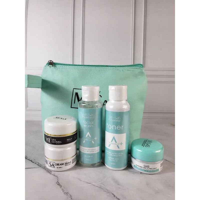 MYSAS PAKET ACNE//WAJAH BERJERAWAT (isi 3,4,5)