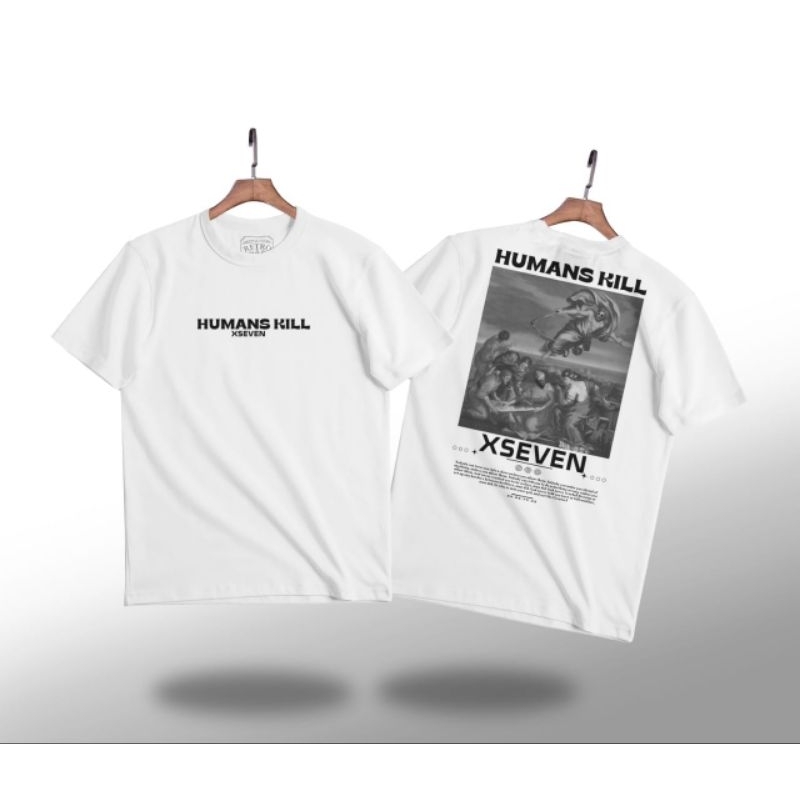 kaos t-shirt x seven original