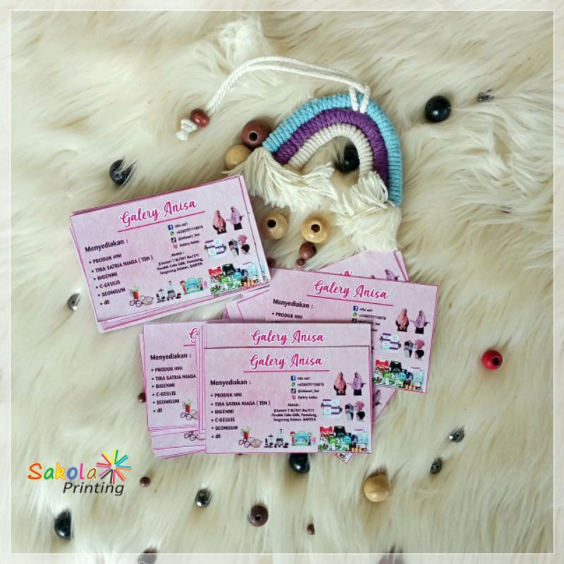 

Ceatk Kartu Nama Custom Name Card