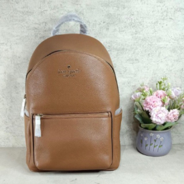 Kate Spade Leila Backpack Medium Dome Warm Ginger