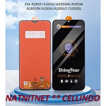 LCD TOUCHSCREN SHINE STAR SAMSUNG A20 /A205 BLACK BIG TIDAK MUDAH PECAH