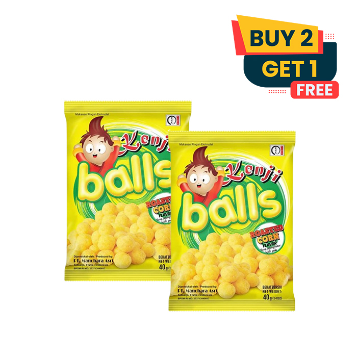 BELI 2 GRATIS 1 Kenji Ball Snack Sapi Panggang 40 GR