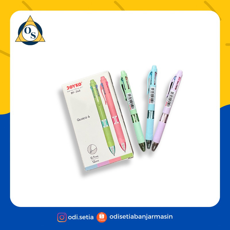 

PULPEN JOYKO 4 WARNA BP348 0,7mm