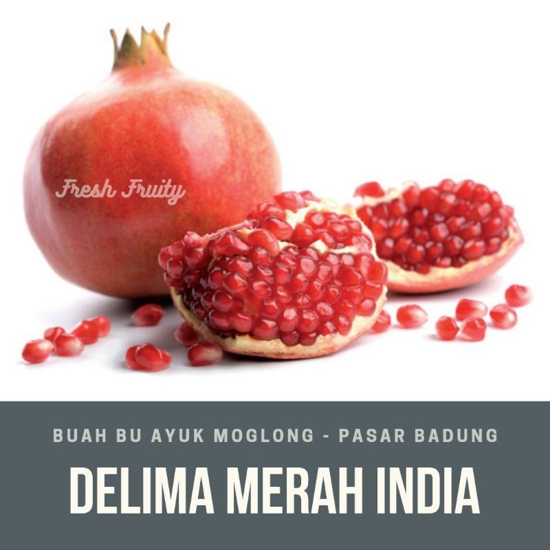 

delima merah india manis biji kecil