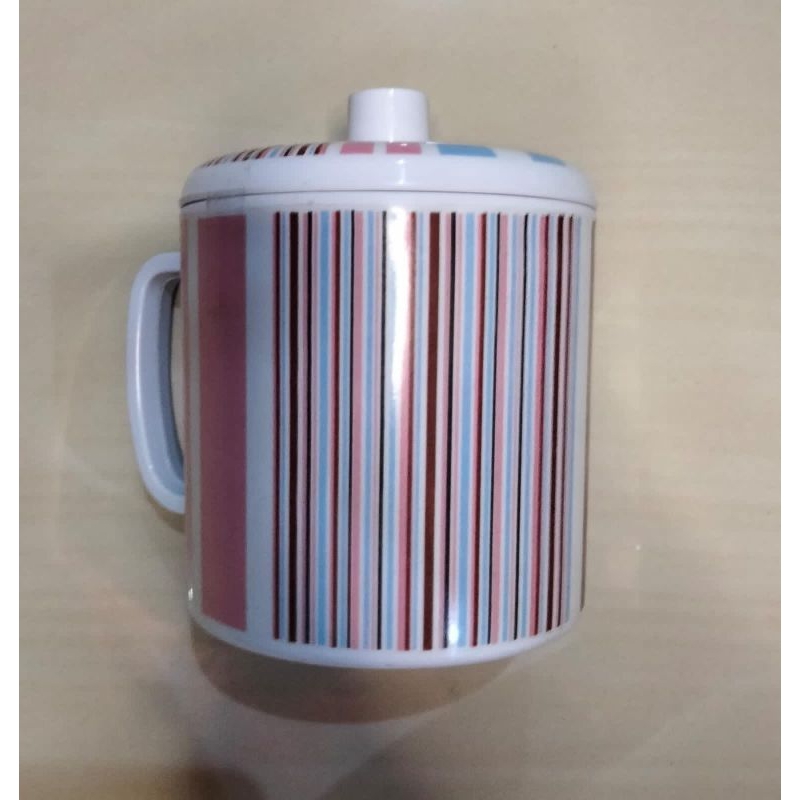 mug besar +tutup melamin