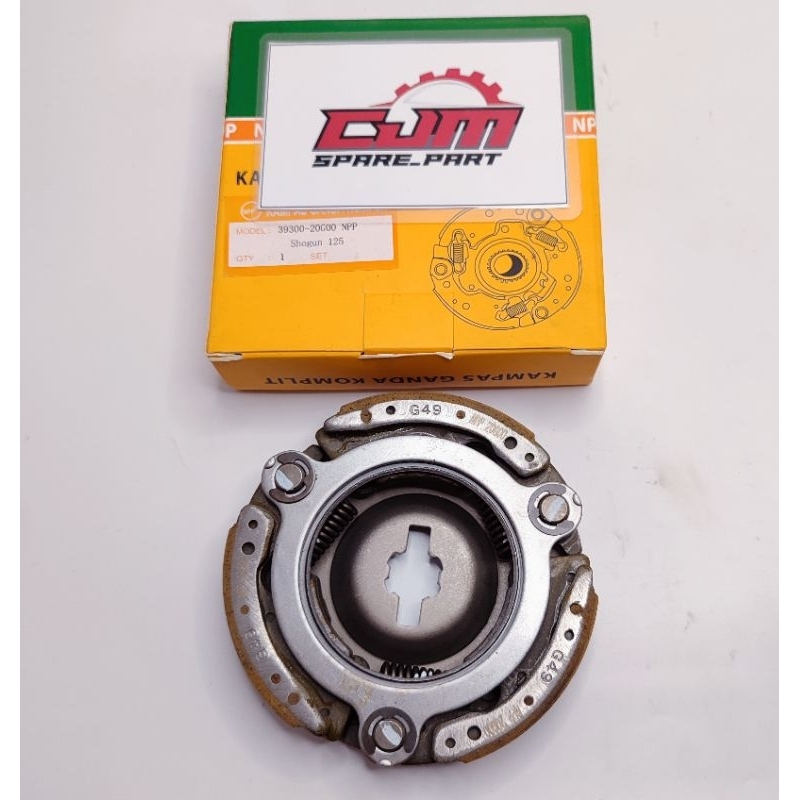 kampas ganda otomatis kopling ganda assy komplit Shogun 125 FL rr NR original npp