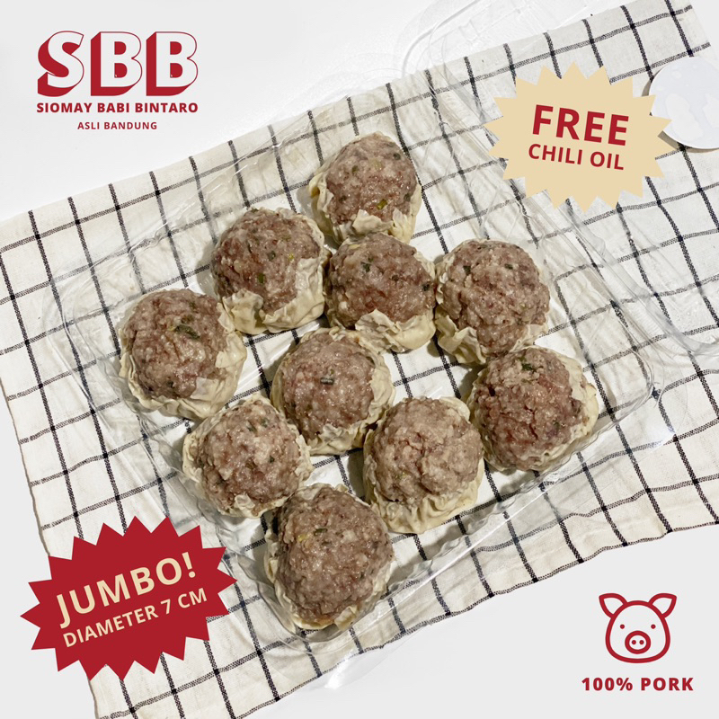 

Siomay Babi Jumbo FROZEN 10pcs/6pcs/4pcs