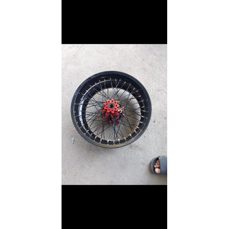 Velg velah set Tromol Variasi Depan Belakang Honda Crf150 Crf150L