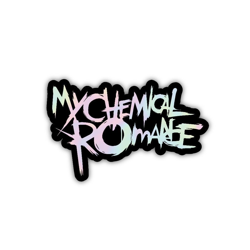 

stiker mcr my chemical romance, stiker hologram satuan- Z014