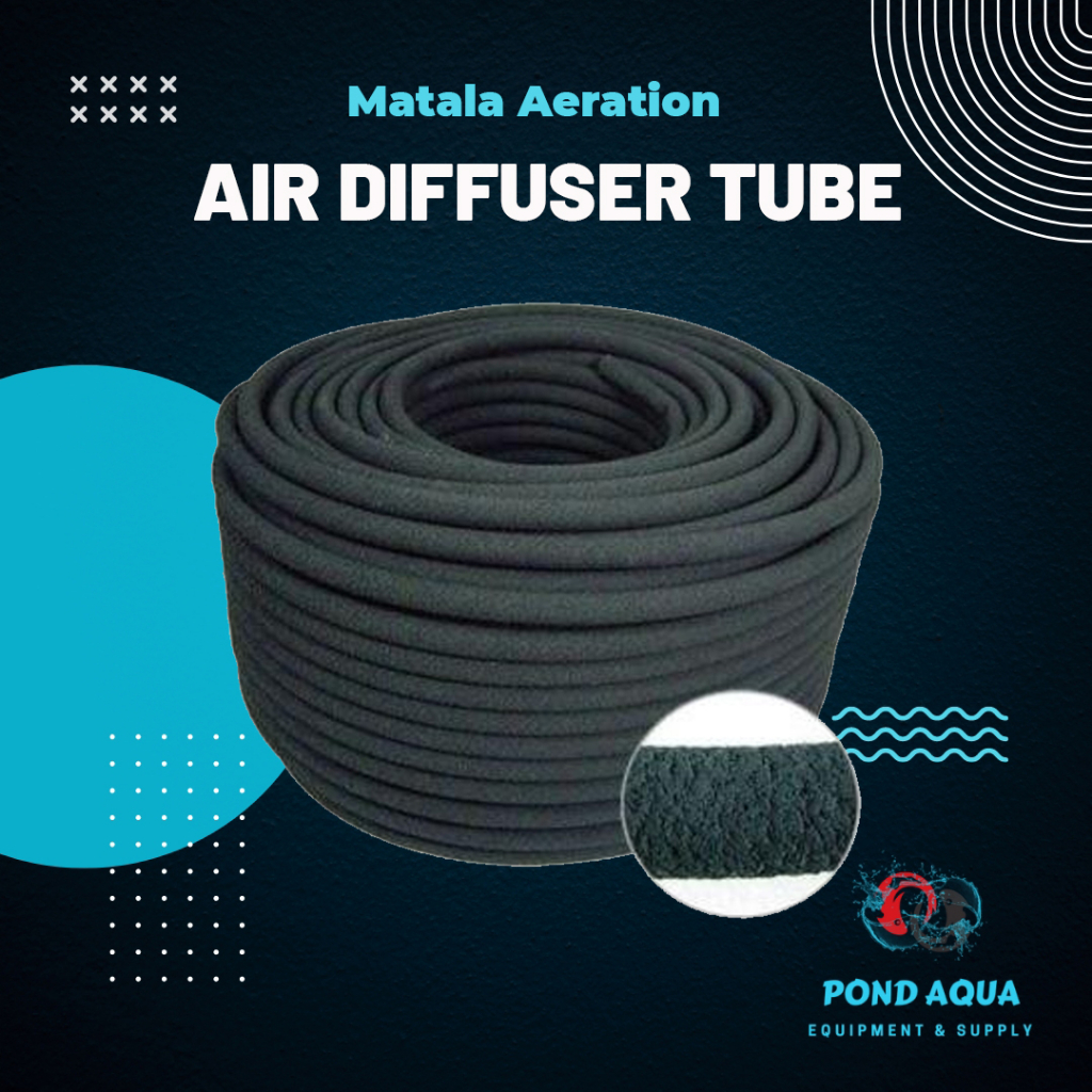 Matala Air Diffuser Tubing Selang Udara Uniring Rubber Hose Pond Kolam