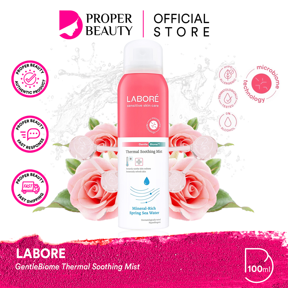 LABORE GentleBiome Thermal Soothing Mist Indonesia / Pelembab Wajah 100ml / Mineral Rich Spring Sea 