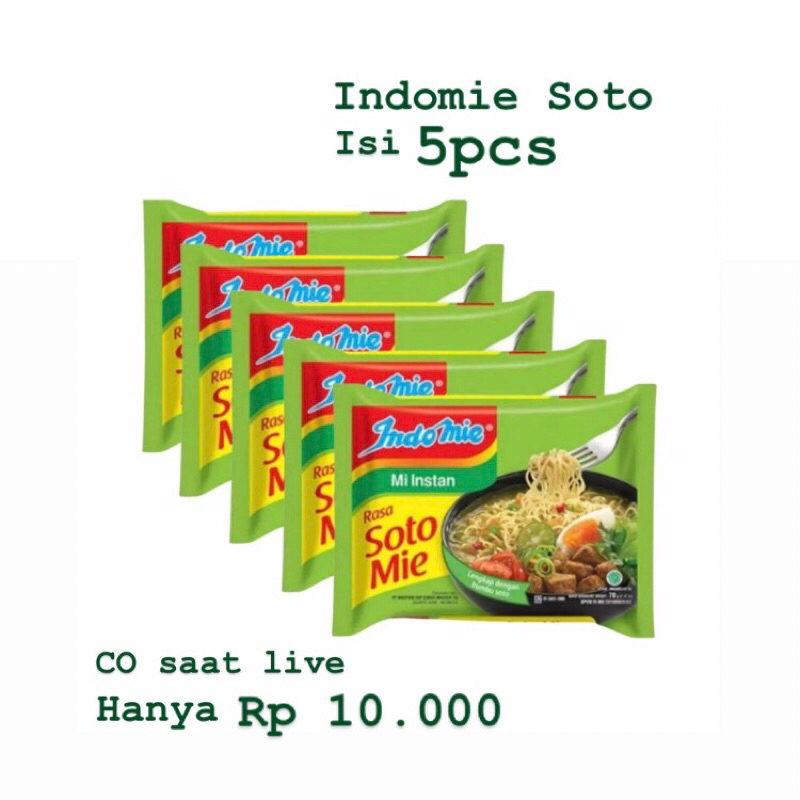 

Indomie Soto isi 5pcs
