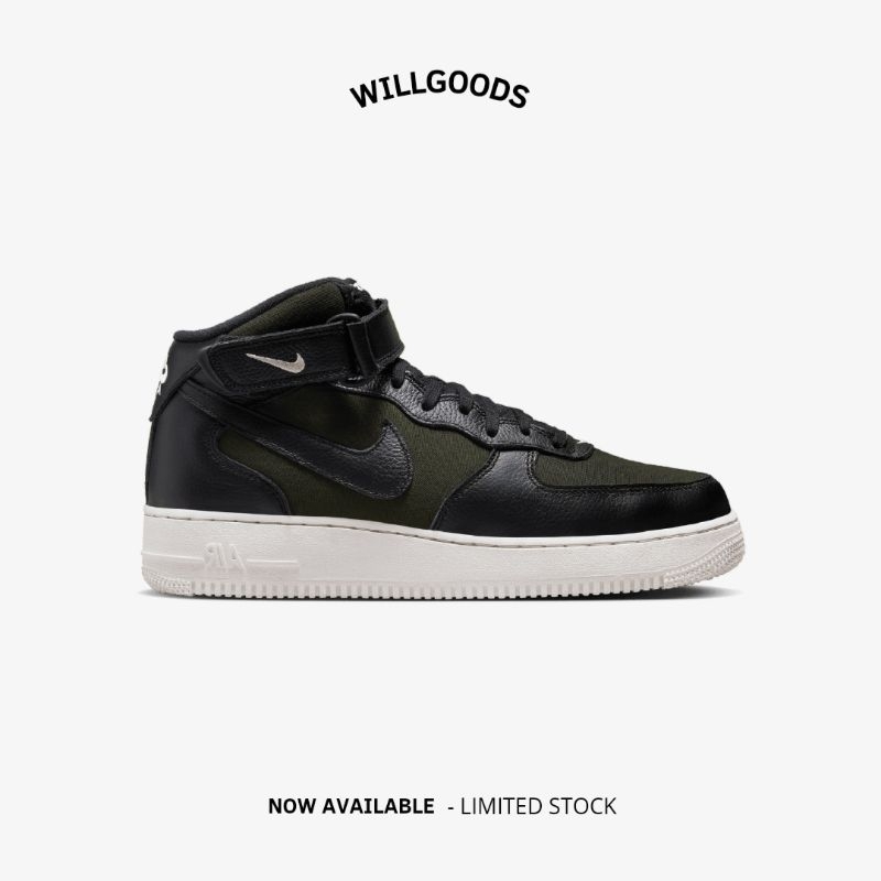 Nike Air Force 1 Mid 07 LX Neighborhood Sequoia Original Resmi BNIB