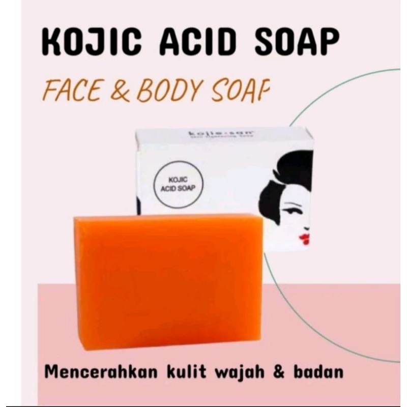 KOJIE SAN Skin Lightening Soap / SABUN PEMUTIH KOJIE SAN 65gr