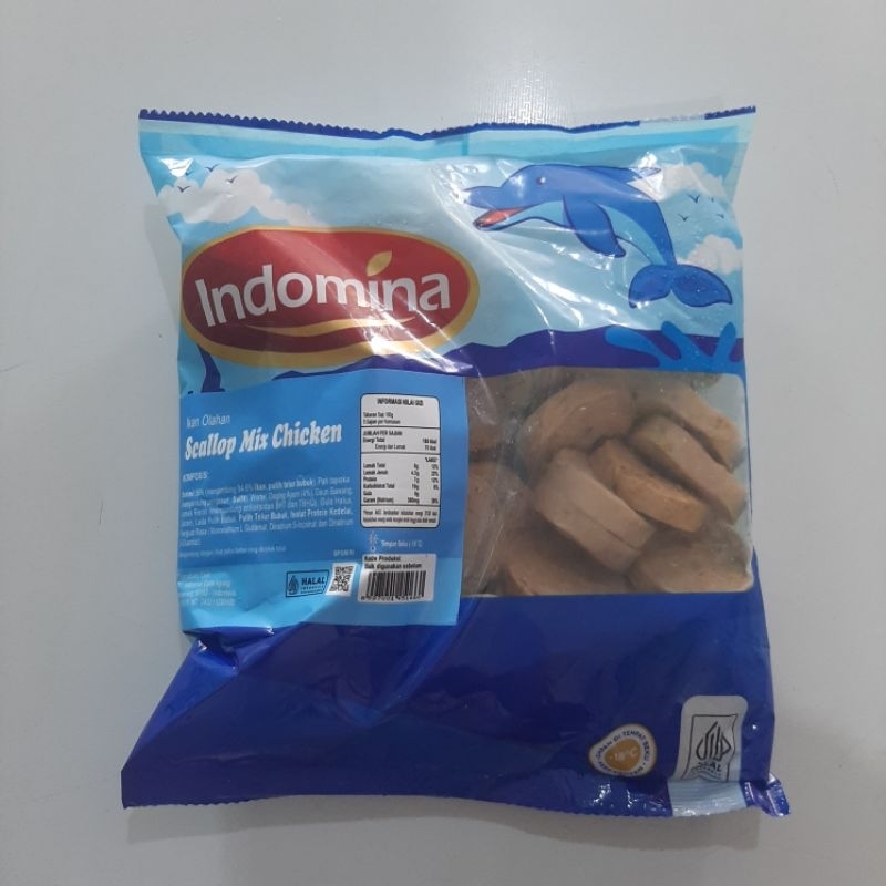 

Indomina Scallop Mix Chicken 500g