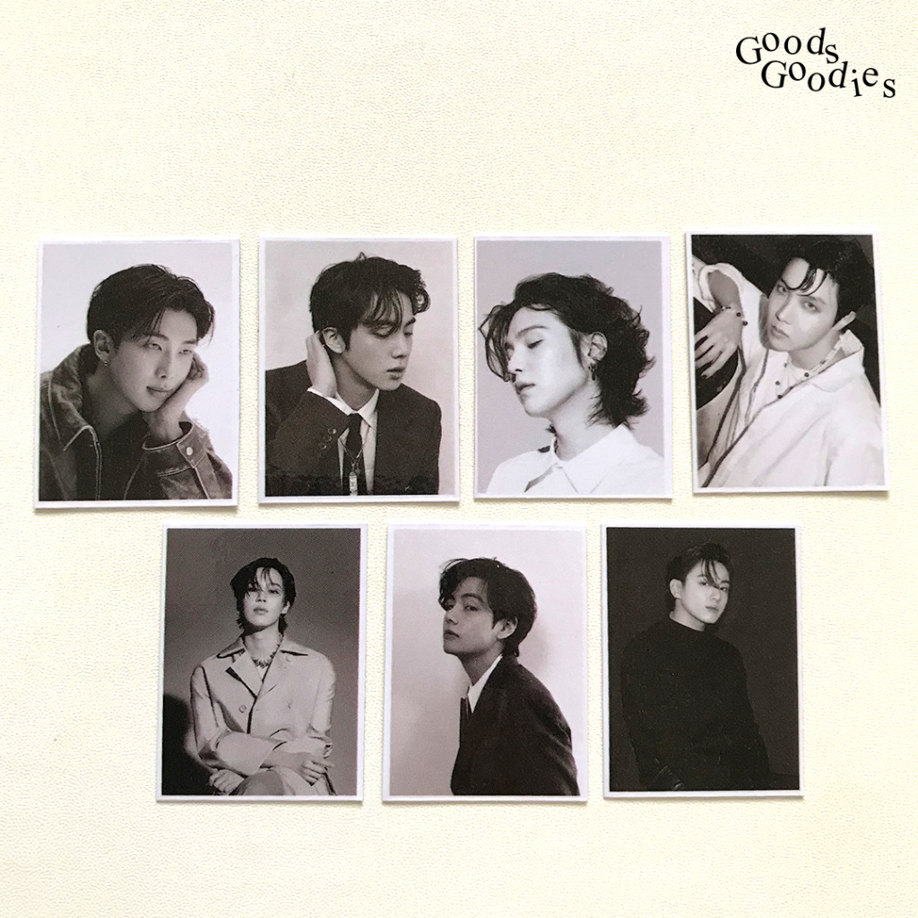 [ORDER MIN 10RB] goodsgoodies Id Photo / Pas Foto BTS RM Jin Suga J-Hope Jimin V Jungkook Isi 6 BW E