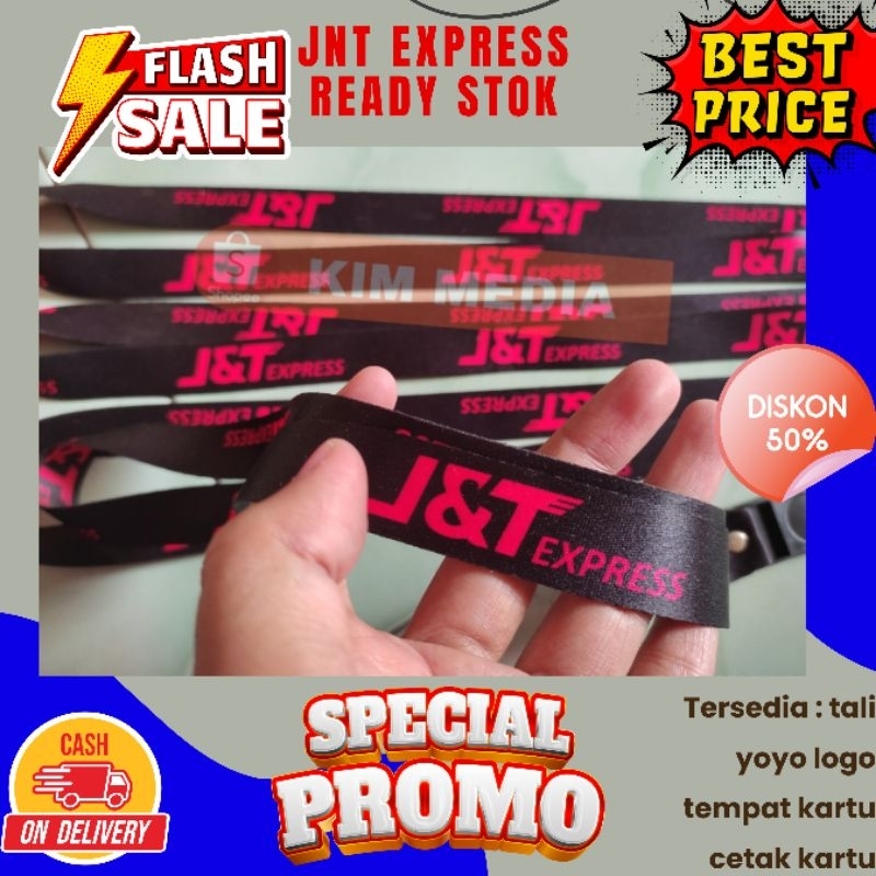 

(Ready stok)Tali id card Hitam JeNT ekspedisi printing Satuan