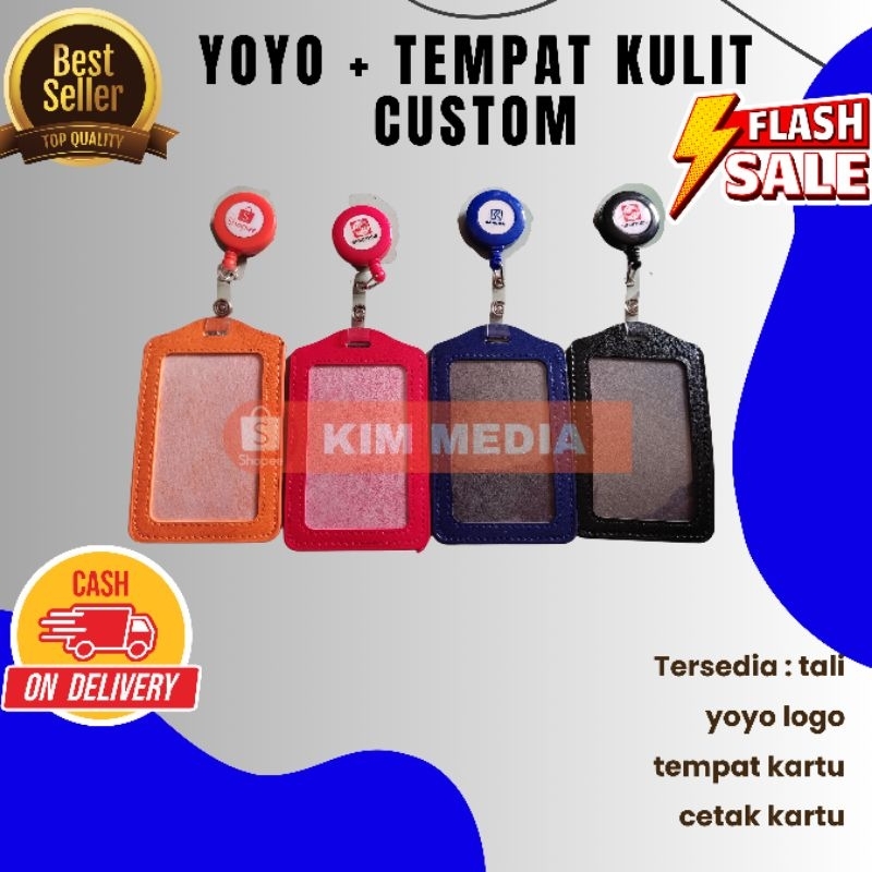 

Kastem Yoyo logo dan Kulit holder bisa rekues Logo, ecer murah