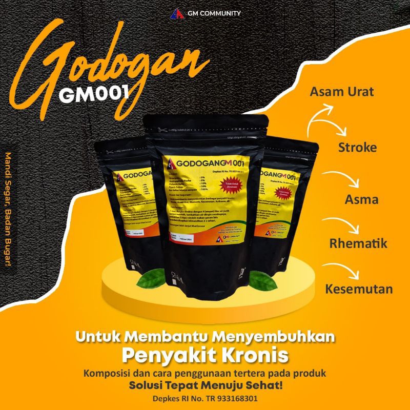 Godogan GM001 Godogan untuk Rhematik godogan untuk kesemutan gogogan untuk stroke godogan untuk asam