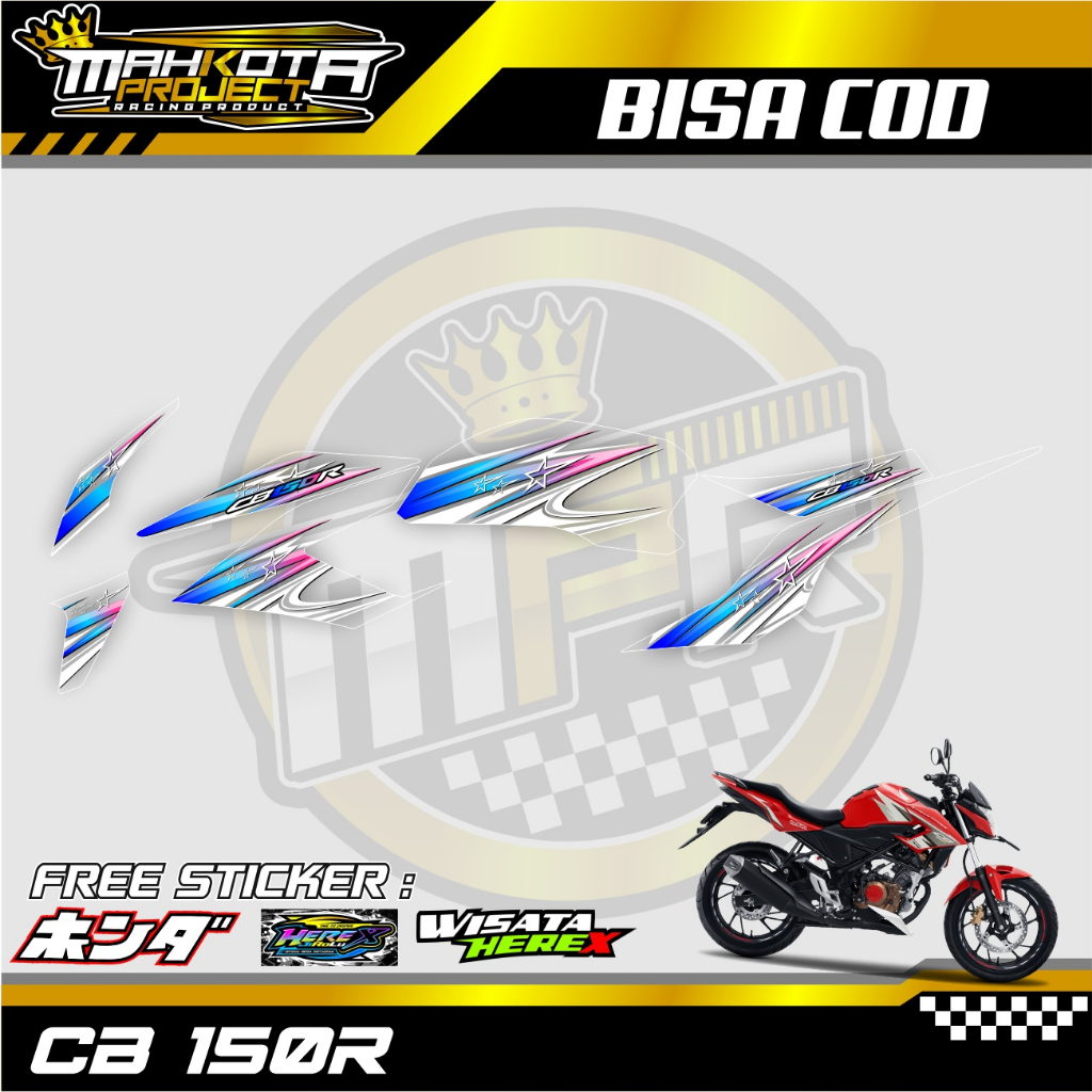 STRIPING VARIASI HONDA CB 150 R / STICKER LIST VARIASI HONDA CB 150 R
