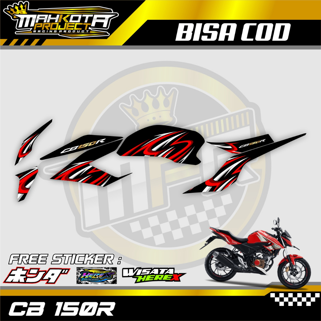 STRIPING VARIASI HONDA CB 150 R / STICKER LIST VARIASI HONDA CB 150 R