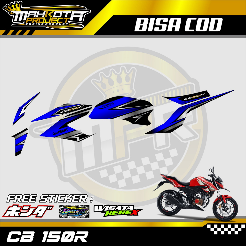 STRIPING VARIASI HONDA CB 150 R / STICKER LIST VARIASI HONDA CB 150 R